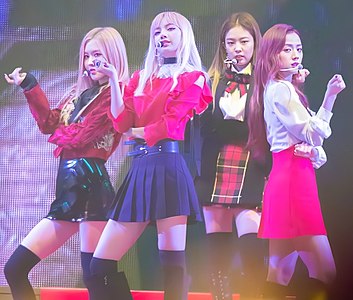Korean girl group Blackpink broke numerous online records in the late 2010s and was dubbed the "biggest girl group in the world."