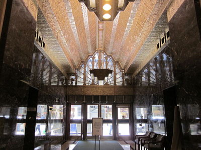 Lobby of 450 Sutter Street in San Francisco, California, by Timothy Pflueger (1929)
