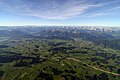 Allgäu as seen from a hot air balloon