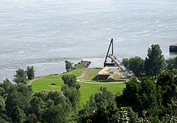 Le bassin Brown et le fleuve Saint-Laurent en face du Cap-Blanc