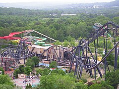 Batman: The Ride à Six Flags Over Mid-America