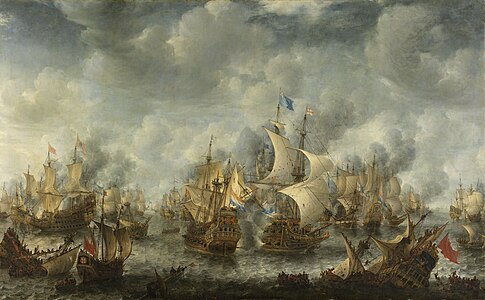 Battle of Scheveningen, by Jan Abrahamsz Beerstraaten