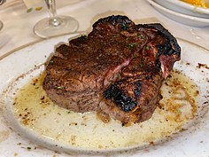 Bone-in filet mignon from Ruth's Chris