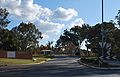 Einfahrt zu dem Latchford Barracks bei Bonegilla