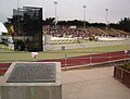 Freeman Field filling up for graduation commencement ceremony at CSUMB.