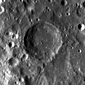 Снимок зонда Lunar Reconnaissance Orbiter.