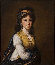 Portrait de la princesse Belozersky, par Élisabeth Vigée Le Brun, en 1798.