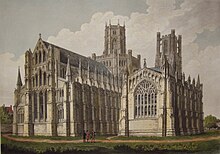 Northeast aspect of Ely Cathedral