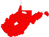 County distribution map.