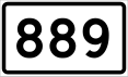 County Road 889 shield