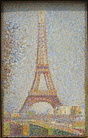 Georges Seurat (1859-1891). La Tour Eiffel. 1889