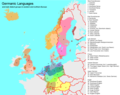 Map of Germanic dialects