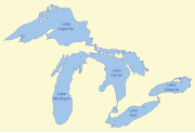 List of shipwrecks in the Wisconsin Shipwreck Coast National Marine Sanctuary is located in Great Lakes