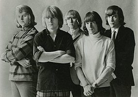 Hep Stars in 1965. Left to right: Janne Frisk, Benny Andersson, Lennart Hegland, Svenne Hedlund, Christer Pettersson
