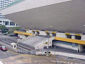 香港體育館黃色閘口外觀