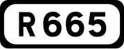 R665 road shield}}