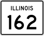 Illinois Route 162 marker