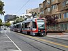 A train at Irving and 5th Avenue, 2022