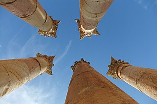 Columns of the Temple of Artemis at Jerash