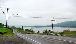 View of Lake Baker from Lac Baker