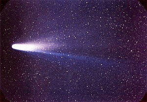 1986年3月8日に撮影されたハレー彗星