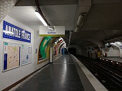 Début de rénovation de la station en juin 2017.