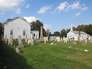 Mantua Center District cemetery, October 2013
