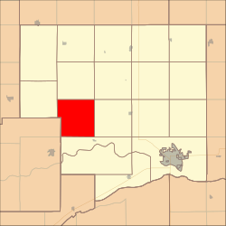 Location in Platte County