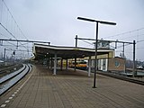 Platforms 1 and 2, the line towards Amersfoort.