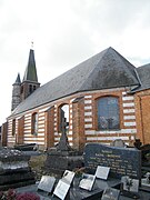 Le chevet de l'église.