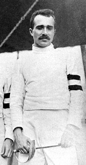 Péter Tóth aux Jeux olympiques de 1908.