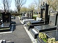 Cimetière parisien de Pantin. Il comporte de nombreuses sections réservées aux israélites.