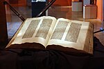 Gutenberg Bible, Diocesan Museum in Pelplin