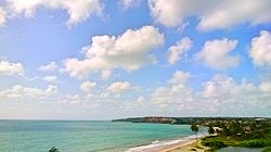 Vista da praia de Jacumã