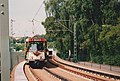 Inaugural train of the Linie U7 to Enkheim on May 30,1992