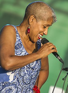 Marie performing in 2014