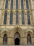 Lancet Gothic, Ripon Minster west front (begun 1160)