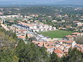 Vue du village depuis la croix (8 avril 2006).