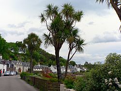 Harbour Street, the main street in Plockton