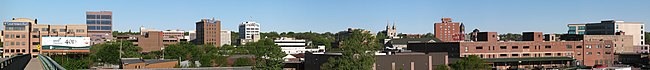 The Sioux Falls skyline.