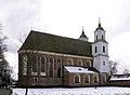 Side view of the church