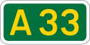 A33 road