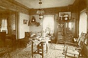 Room with Victorian design, early 1900s