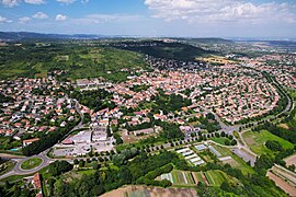 Aerial view of Blanzat