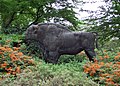 Wisent-Skulptur