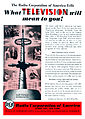 Image 24Ad for the beginning of experimental television broadcasting in New York City by RCA in 1939 (from History of television)