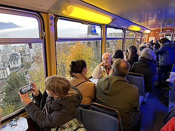 Zahnradbahnfahrt zum Chalet