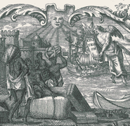 Esclaves à Elmina en 1742.