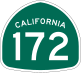 State Route 172 marker