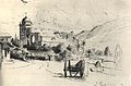 La Pastora, Caracas. 1853. Tinta aguada, Sepia, Grafito sobre papel. 18 x 27 cm.